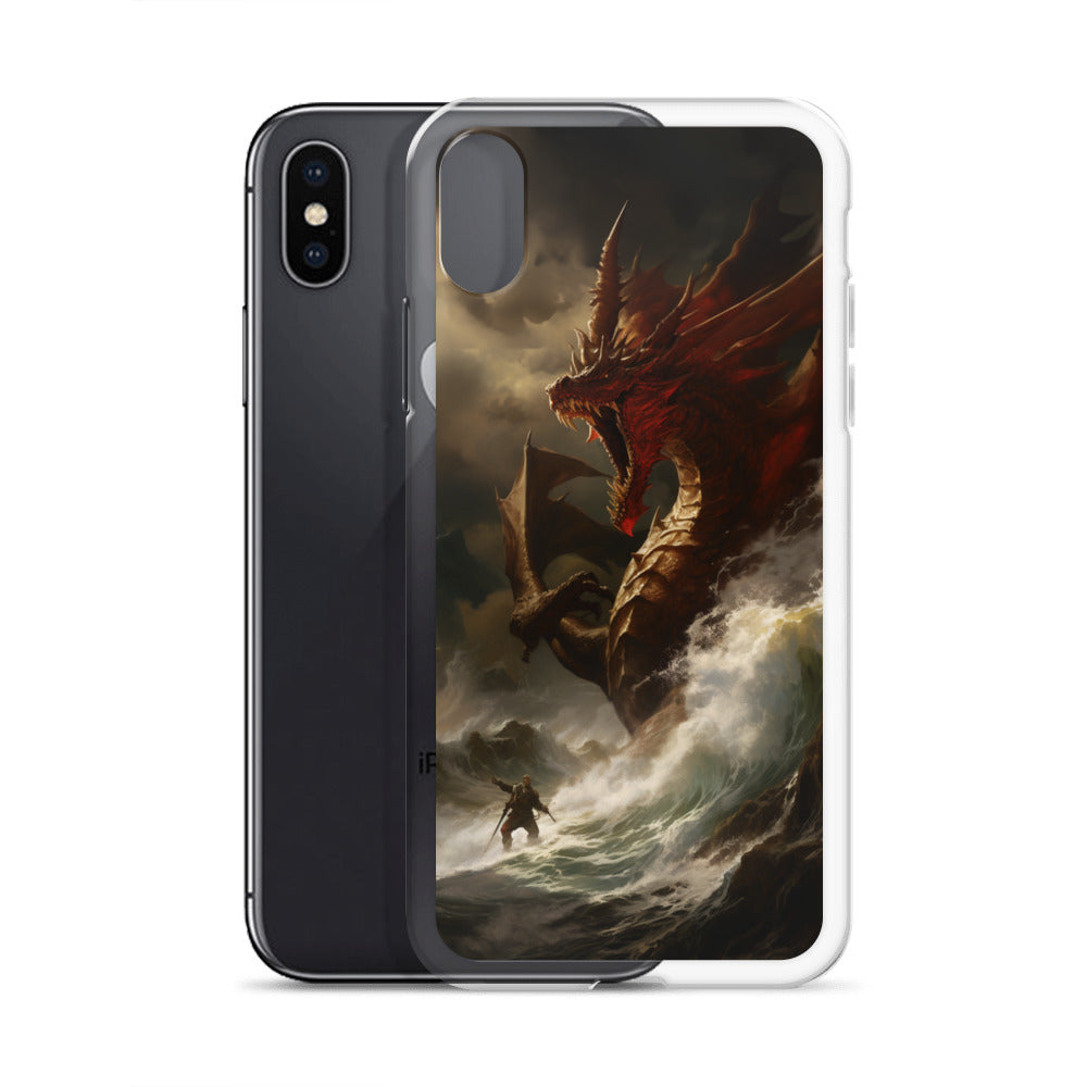 Dragon Battle iPhone Case