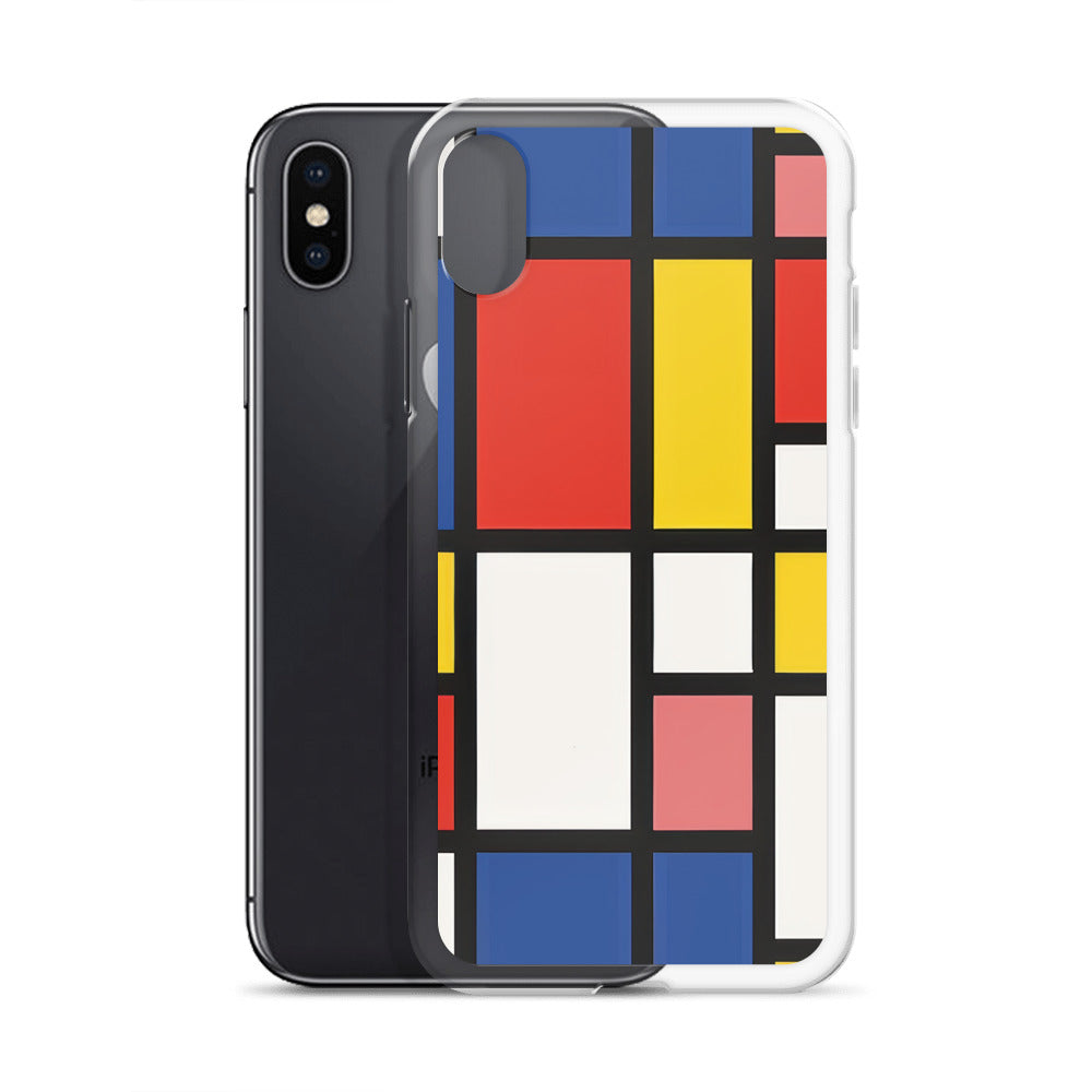 iPhone Case Colorful De Stijl