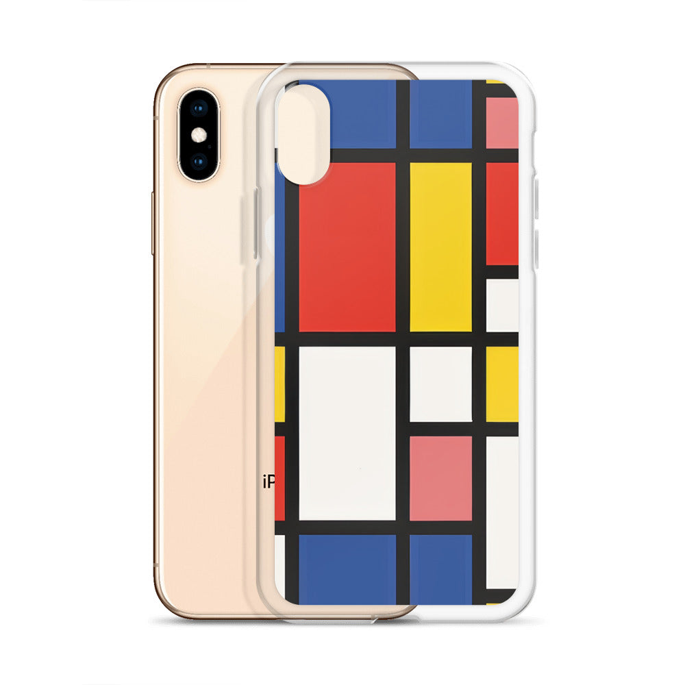 iPhone Case Colorful De Stijl