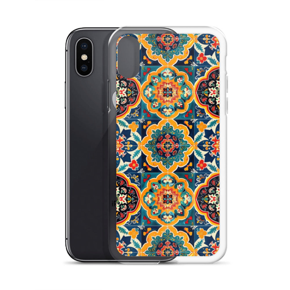 iPhone Case Colorful Armenian Ceramic Tiles
