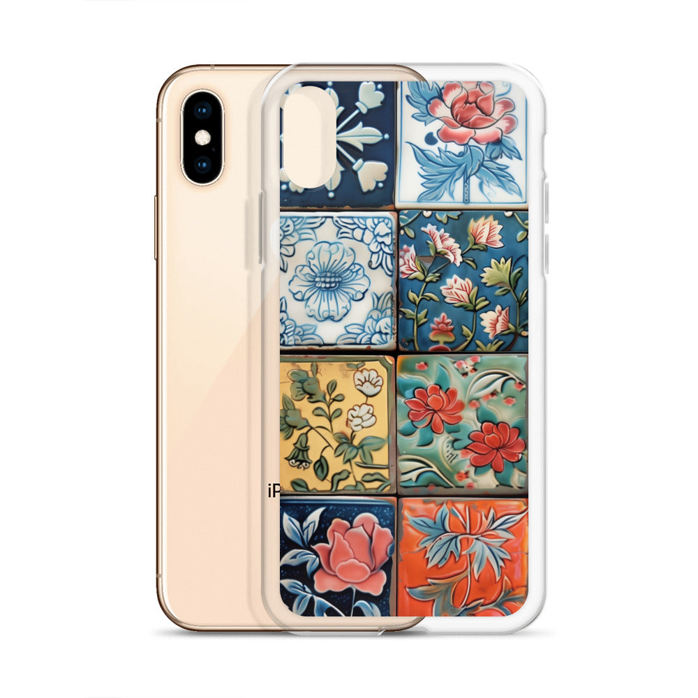 iPhone Case Colorful Majolilca Tiles