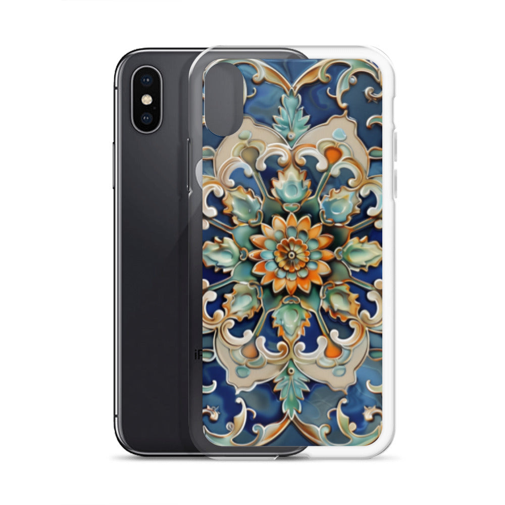 iPhone Case Malaysian Ceramic Tile Pattern