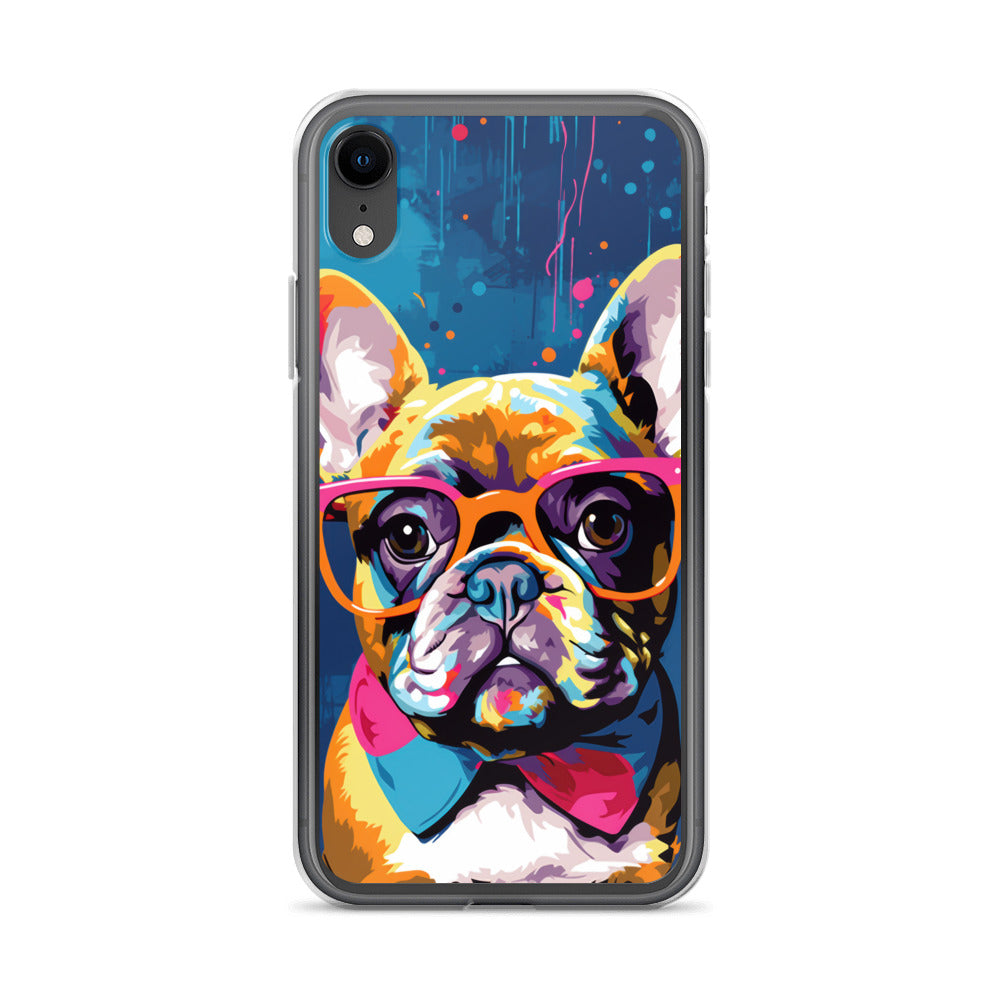 iPhone Case Painted Stylish French Bulldog
