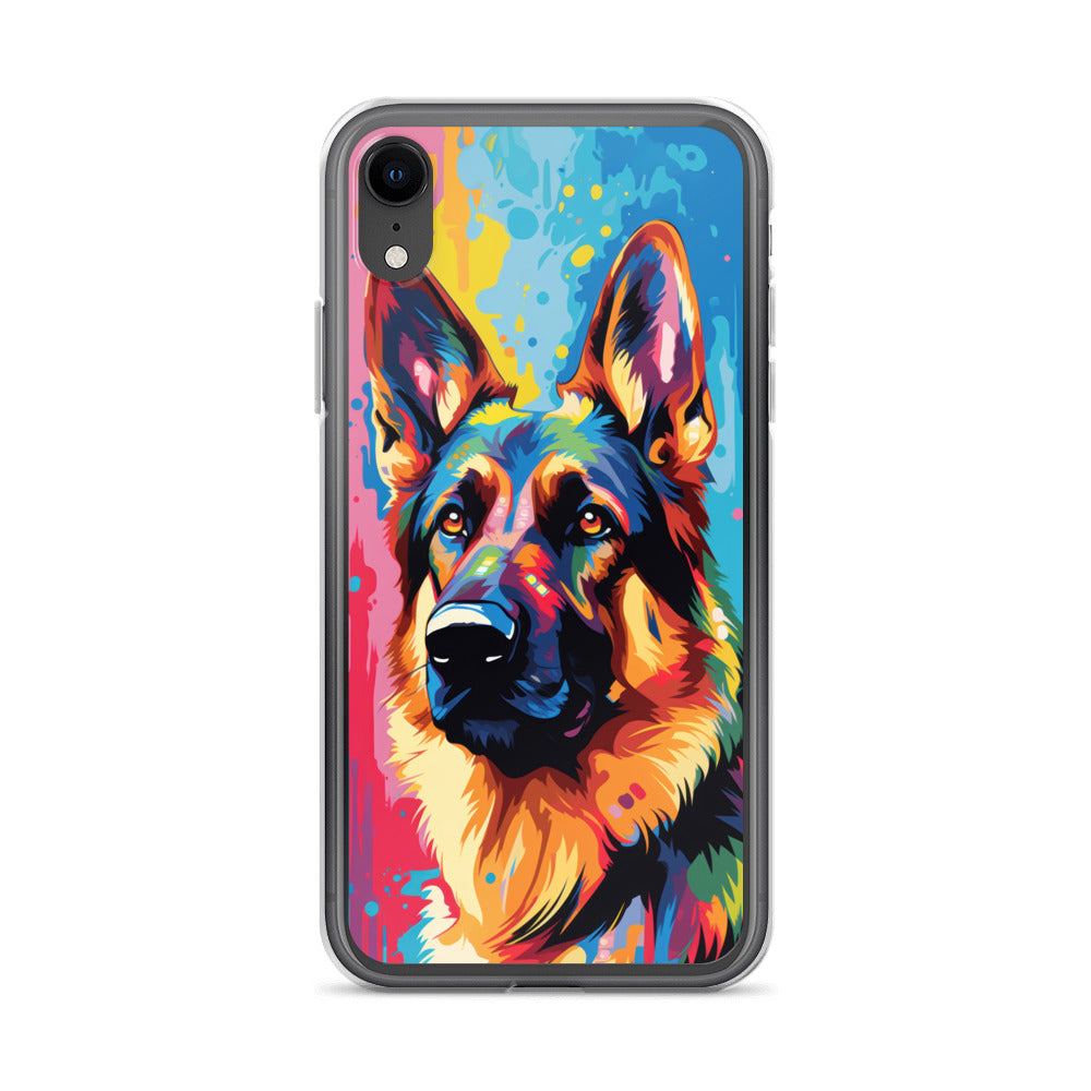 iPhone Case Painted German Shepherd
