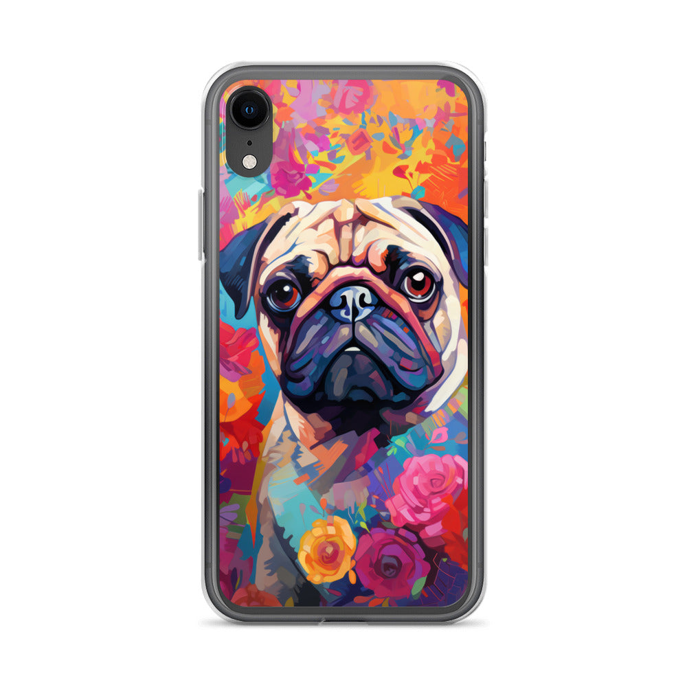 iPhone Case Painted Pug