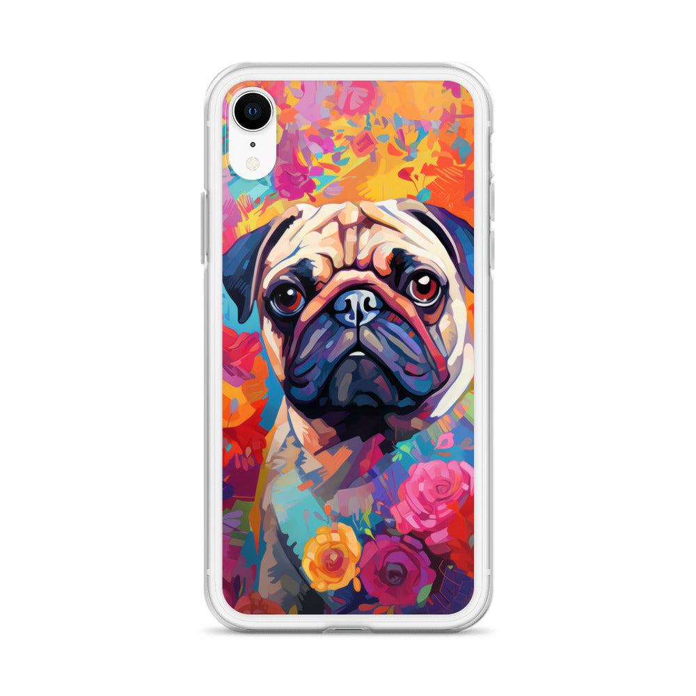 iPhone Case Painted Pug