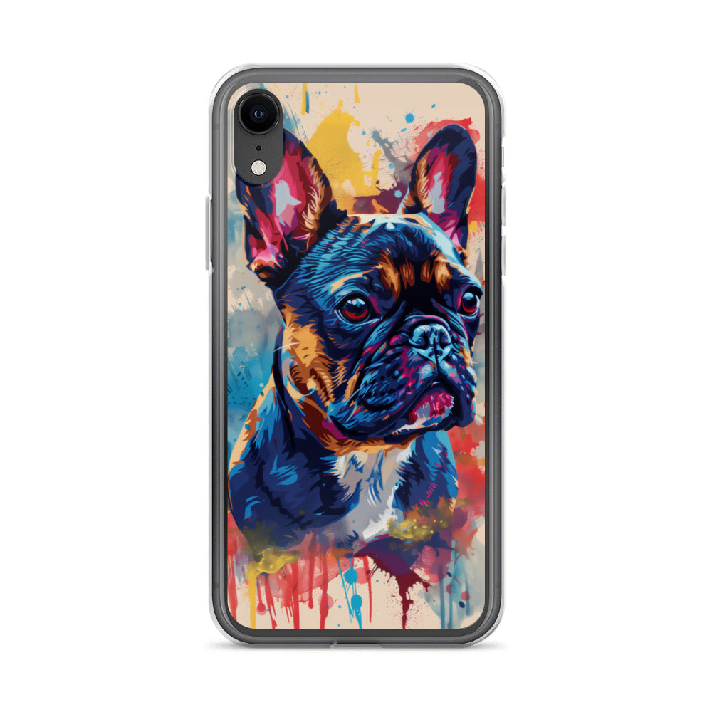 Painted French Bulldog iPhone Case