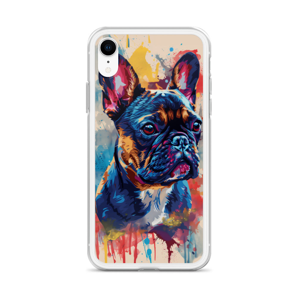 Painted French Bulldog iPhone Case