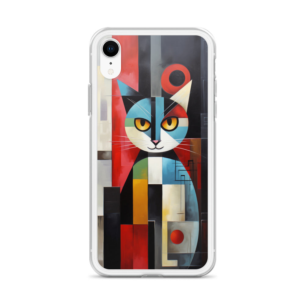 Bauhaus Kitty Cat iPhone Case