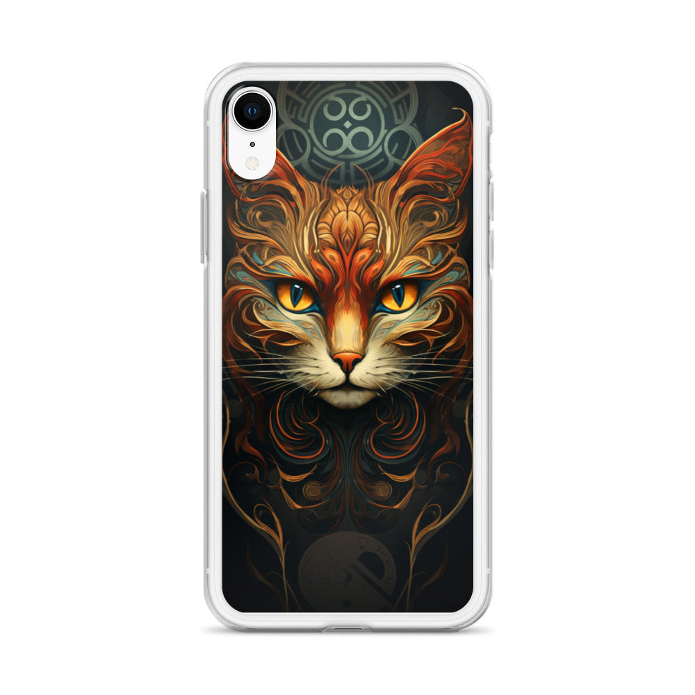 Art Nouveau Cat #2 iPhone Case