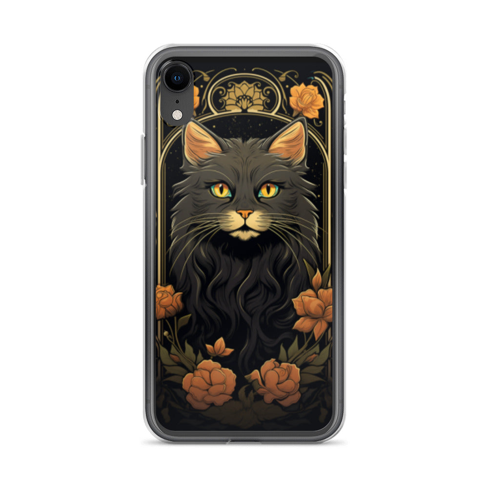 Art Nouveau Cat iPhone Case