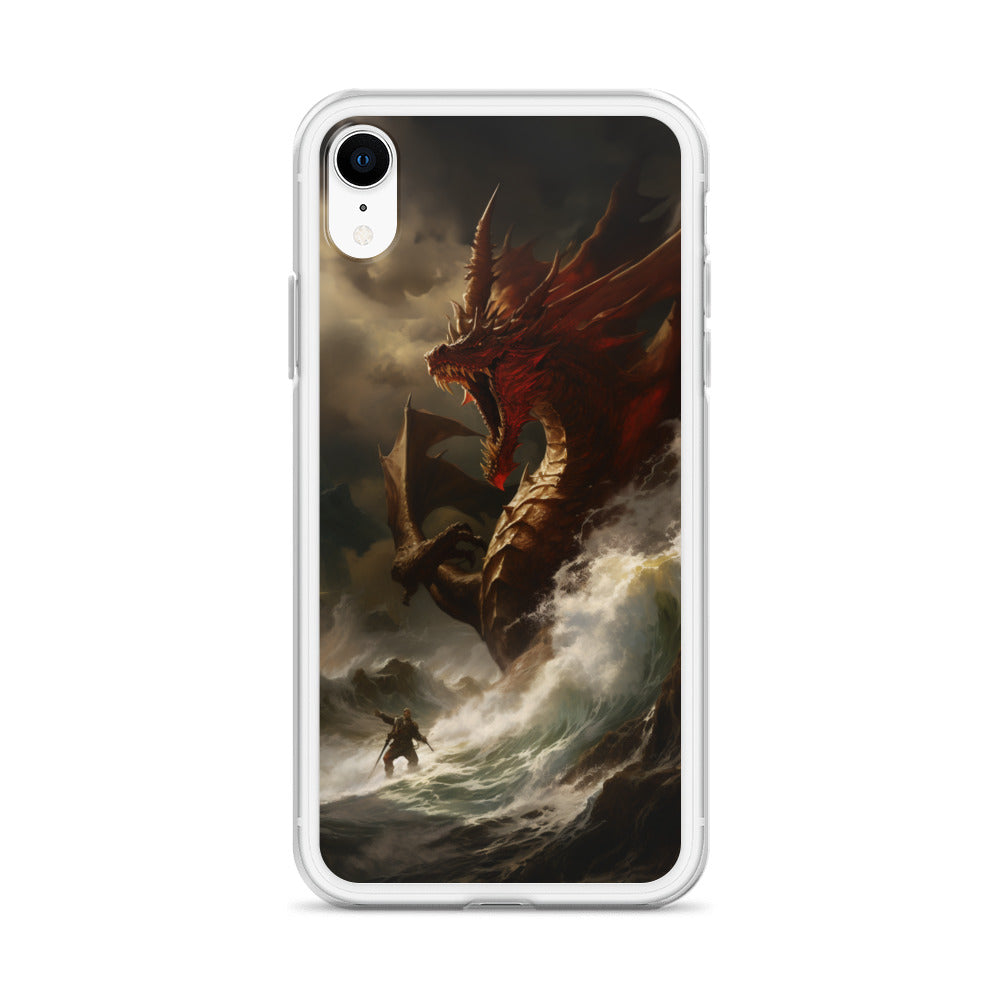 Dragon Battle iPhone Case