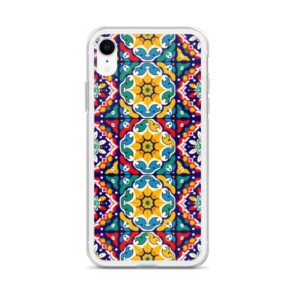 iPhone Case Talavera Tiles Red and Yellow
