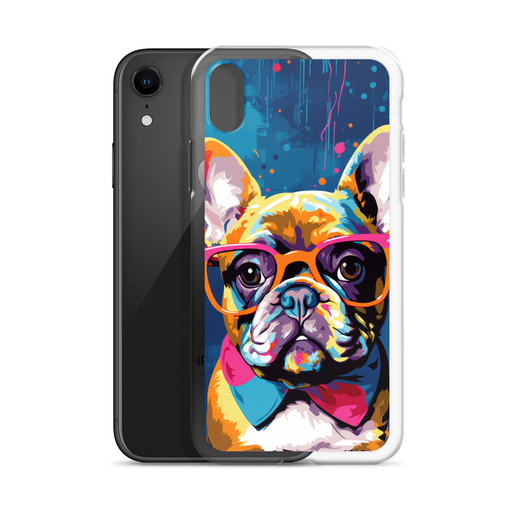 iPhone Case Painted Stylish French Bulldog