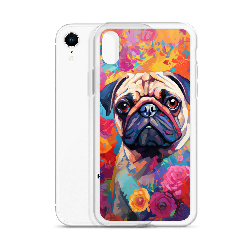 iPhone Case Painted Pug