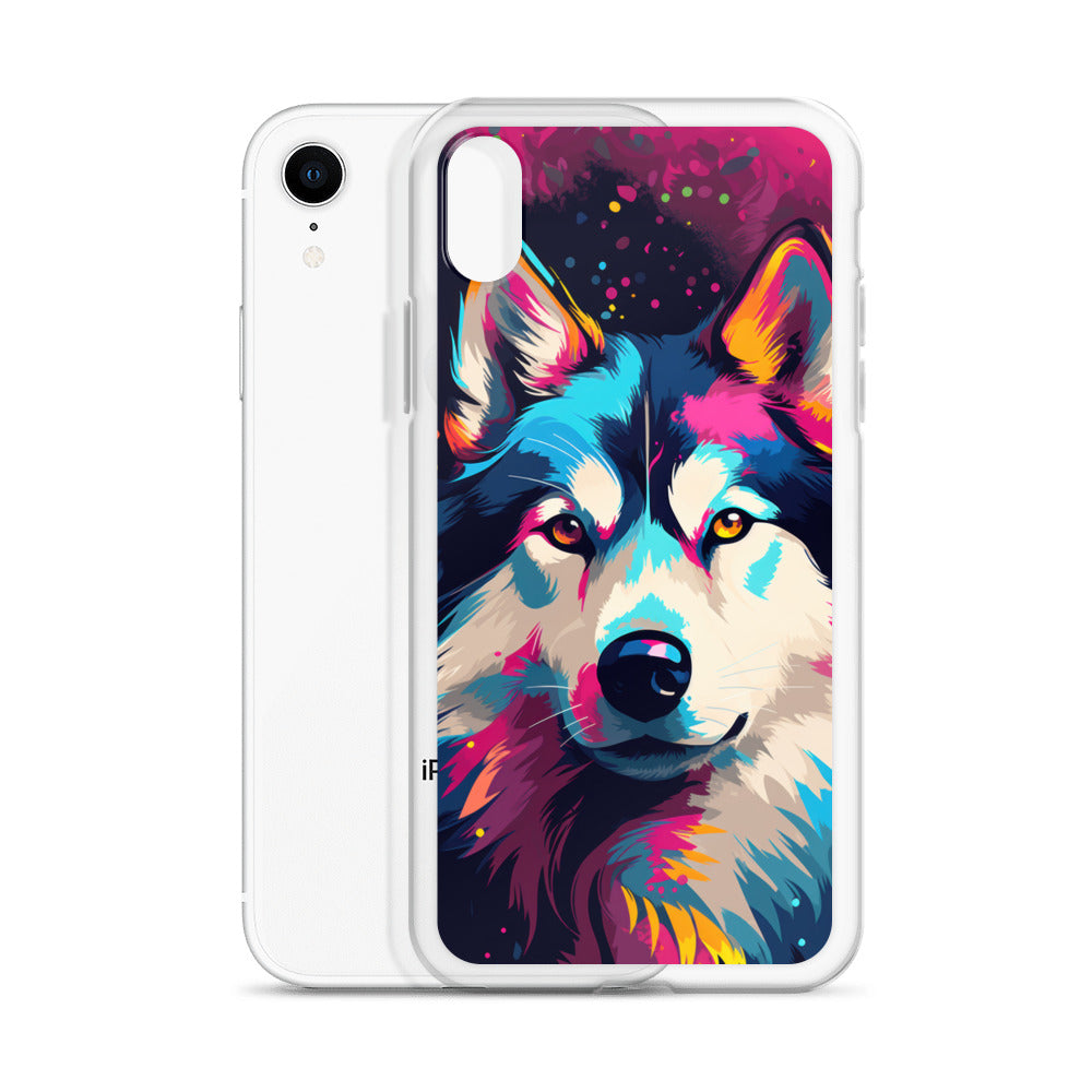 iPhone Case Painted Siberian Huskie