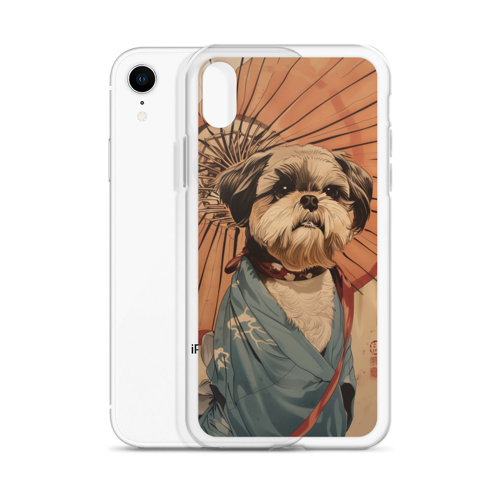 Ukiyo-e Style Shih Tzu iPhone Case