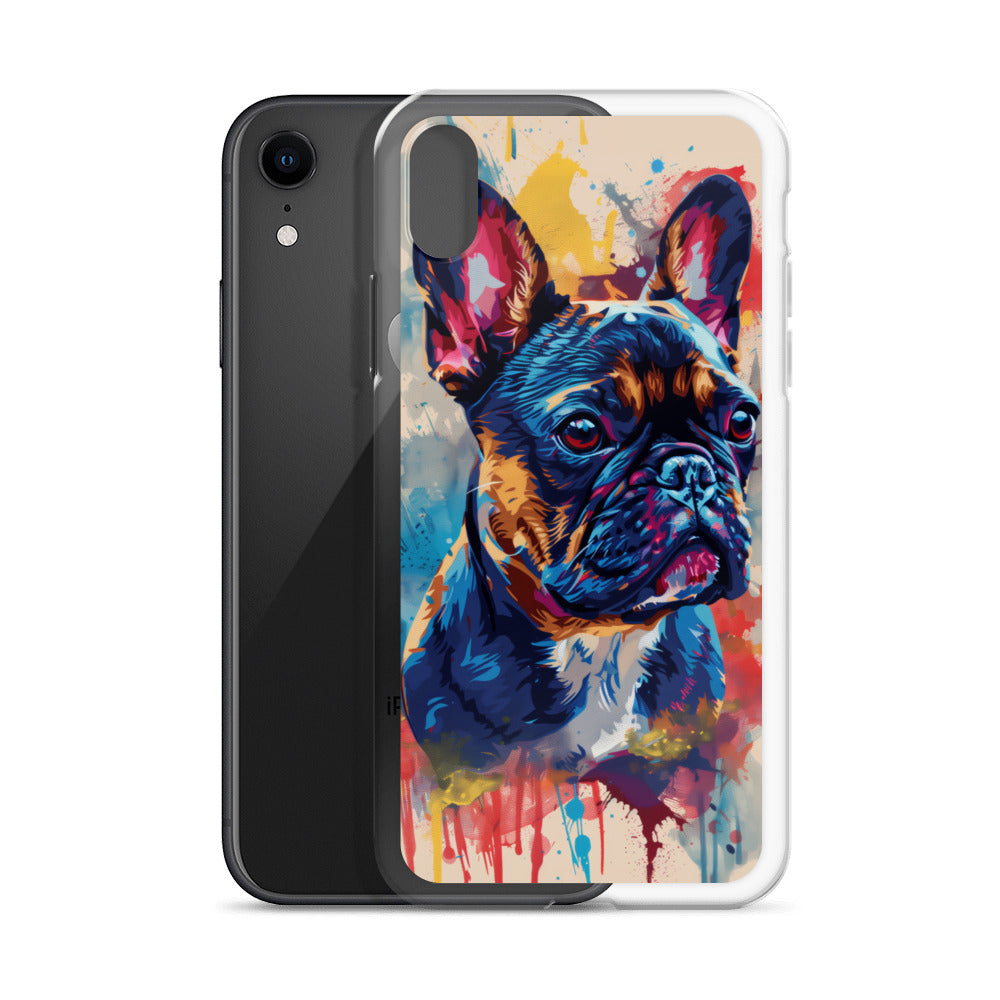 Painted French Bulldog iPhone Case