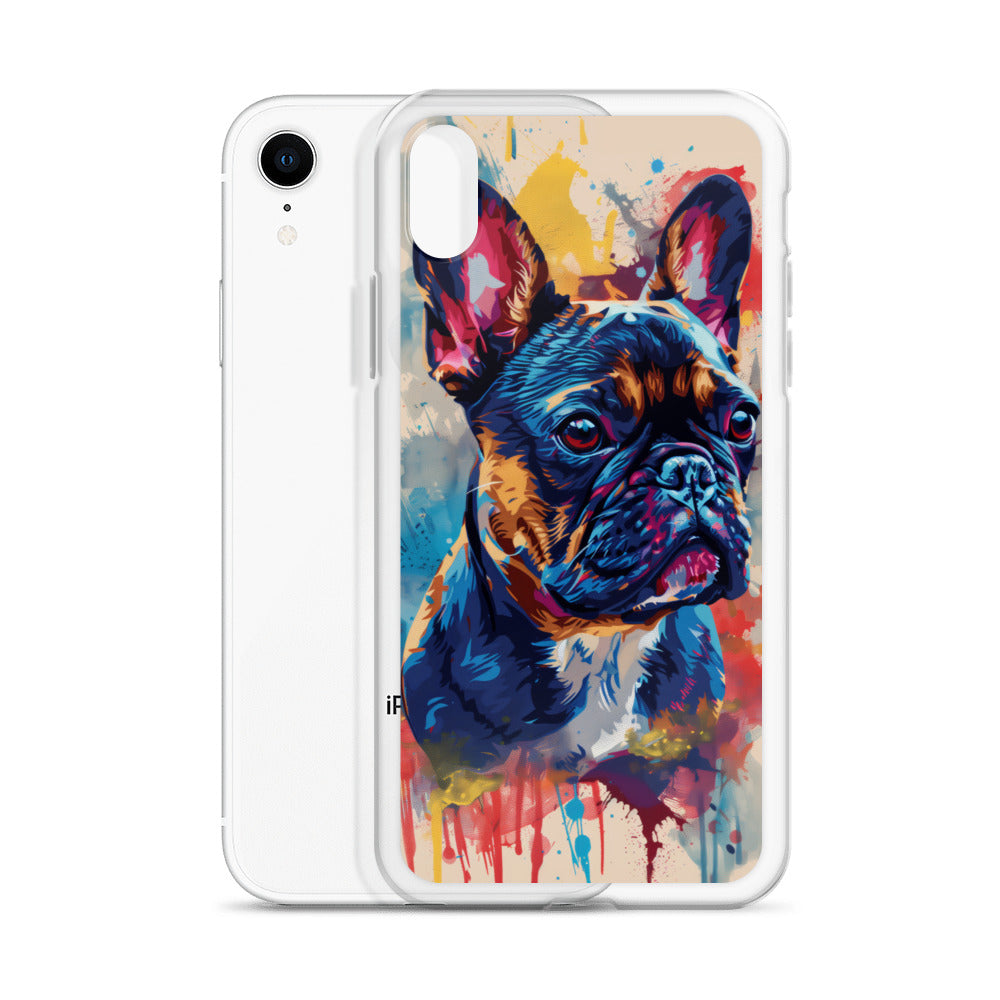 Painted French Bulldog iPhone Case