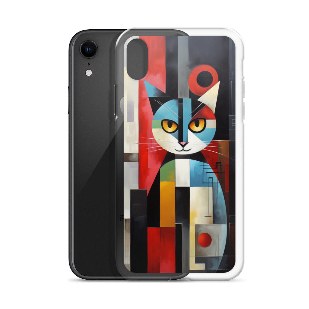 Bauhaus Kitty Cat iPhone Case