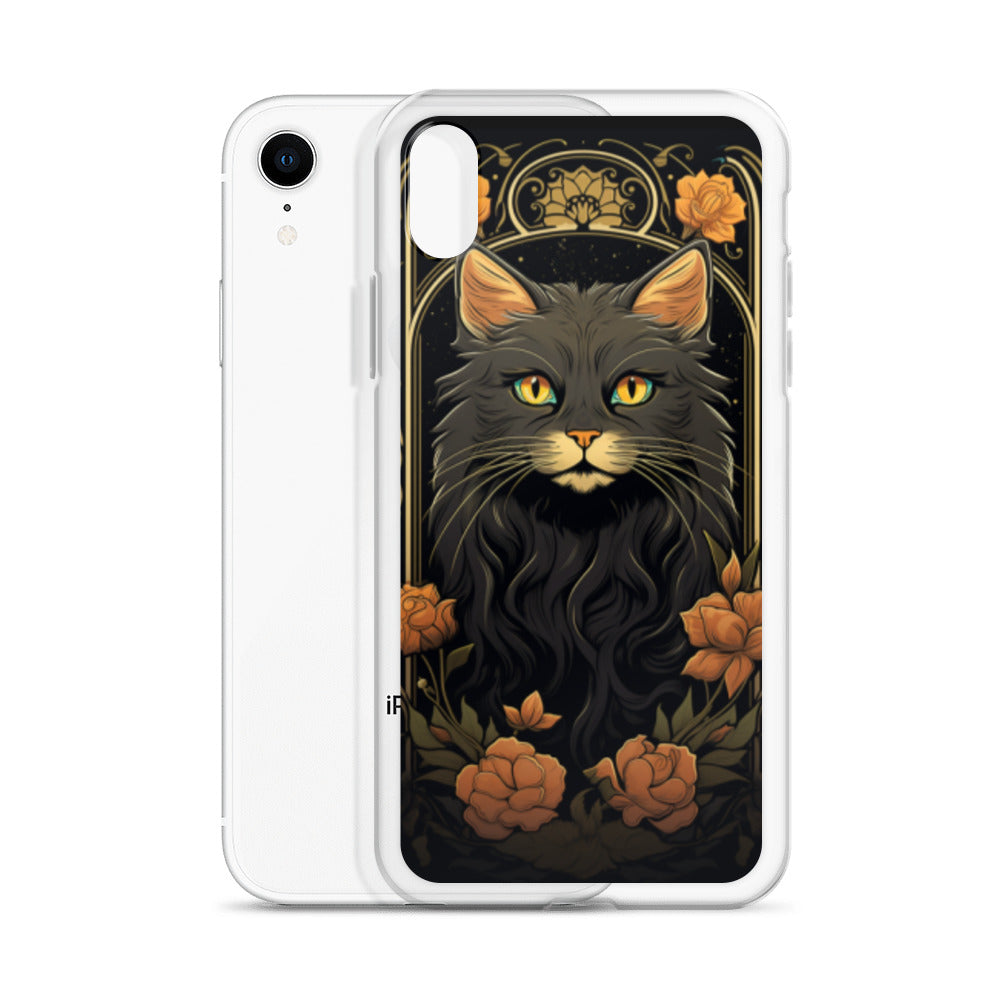 Art Nouveau Cat iPhone Case