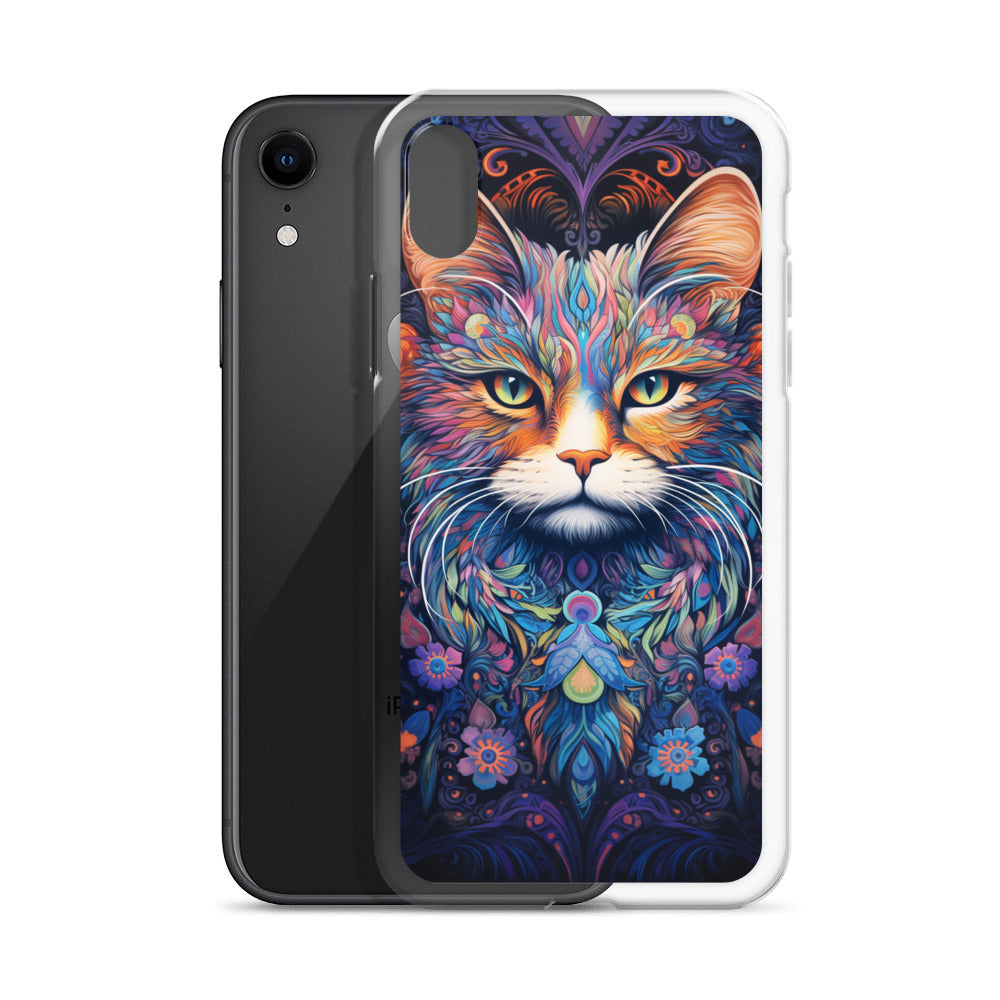 Psychedelic Cat #2 iPhone Case
