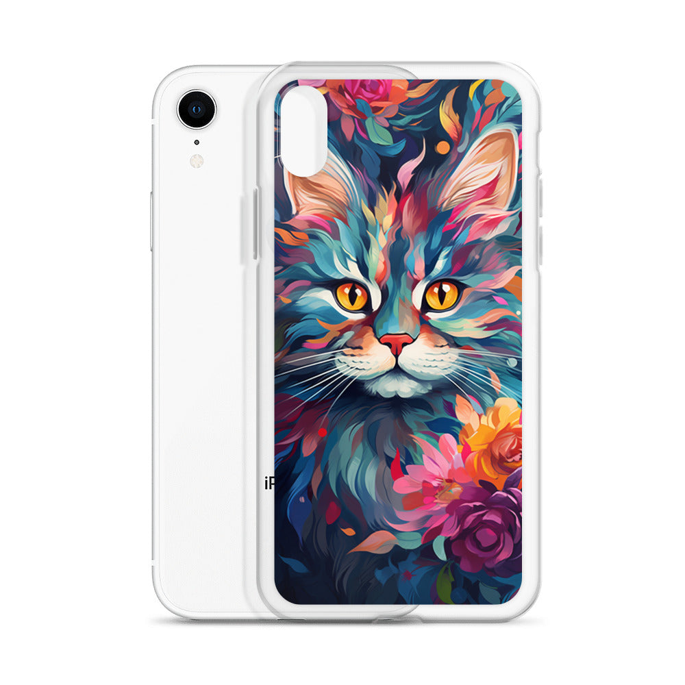 Painted Cat iPhone Case