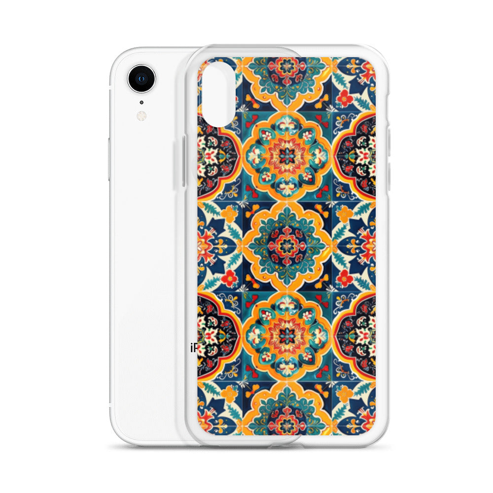 iPhone Case Colorful Armenian Ceramic Tiles