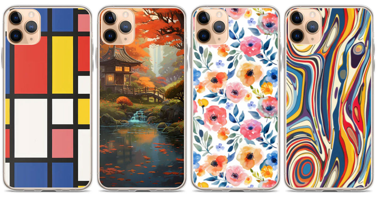 Artistic Pattern & Tile iPhone Cases | Unique Designs – Meow Direct