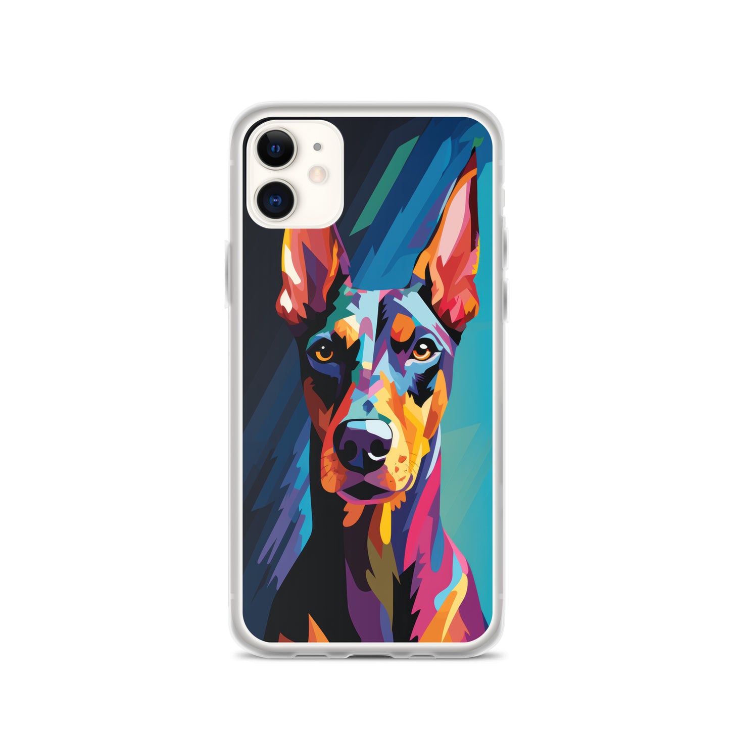 iPhone Case Painted Doberman Pinscher