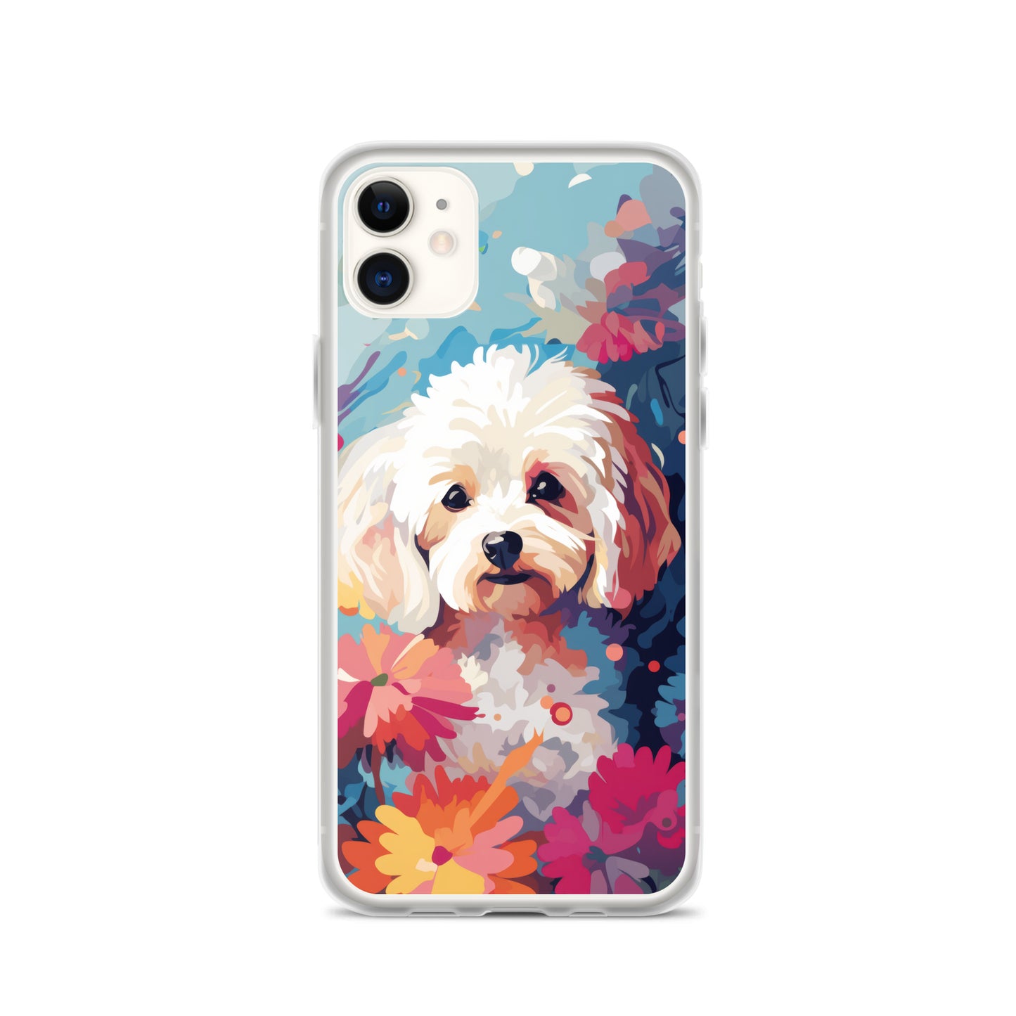 iPhone Case Painted Bichon Frise