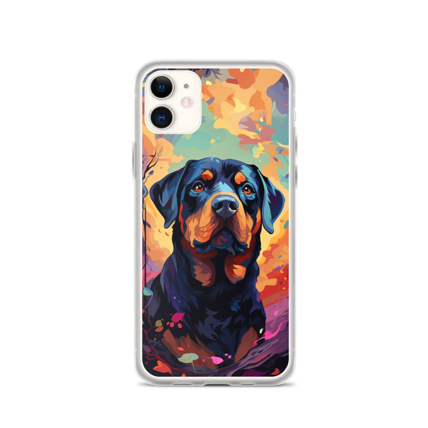 iPhone Case Painted Rottweiler