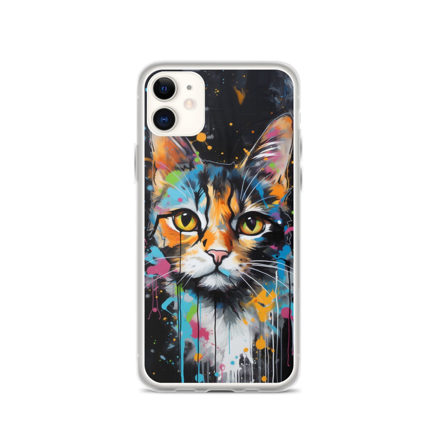 Graffiti Calico Cat iPhone Case
