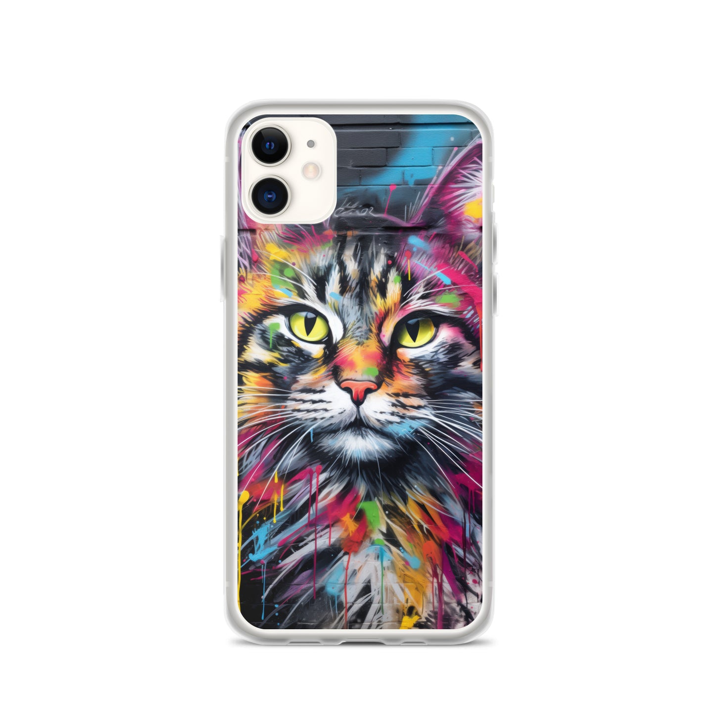 Graffiti Cat iPhone Case