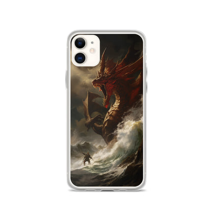 Dragon Battle iPhone Case