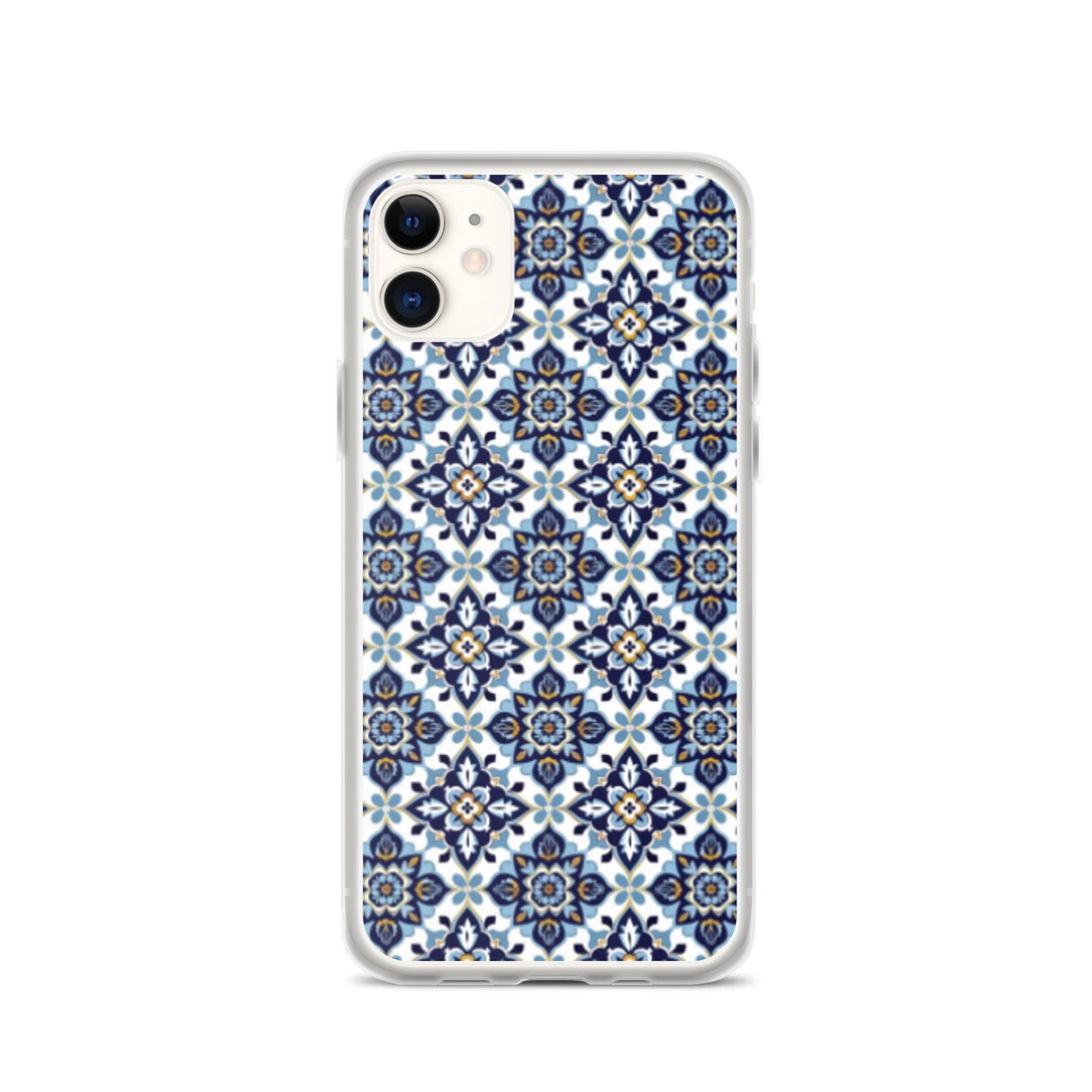 iPhone Case Classic Encaustic Tile Blue