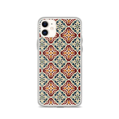 iPhone Case Classic Encaustic Tile Red