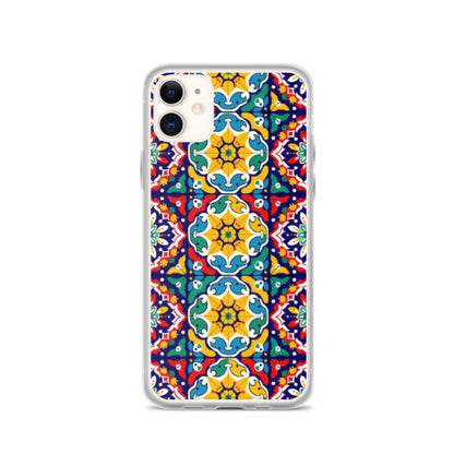 iPhone Case Talavera Tiles Red and Yellow