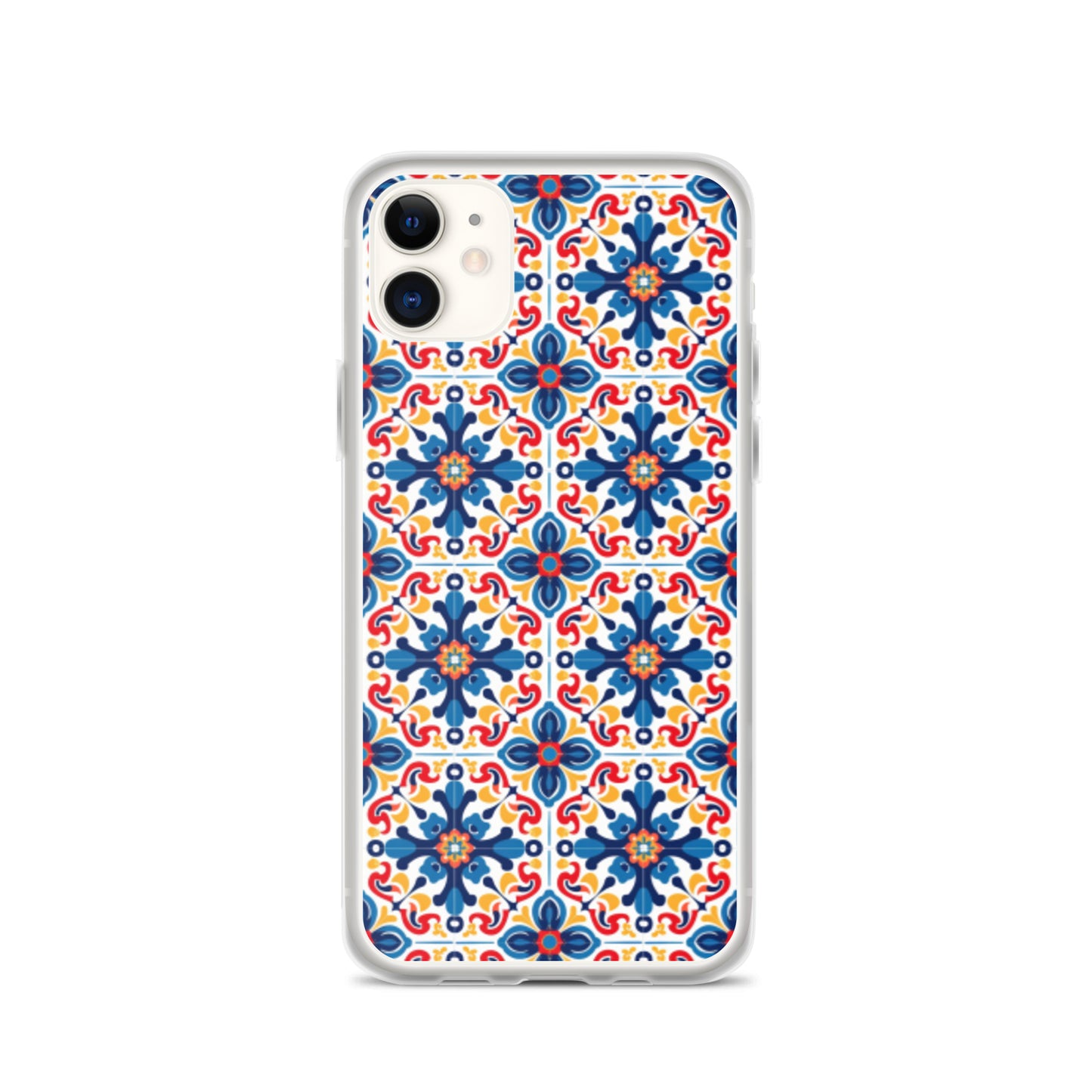 iPhone Case Talavera Tiles Blue and Red
