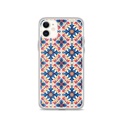 iPhone Case Talavera Tiles Blue and Red
