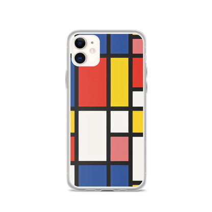 iPhone Case Colorful De Stijl