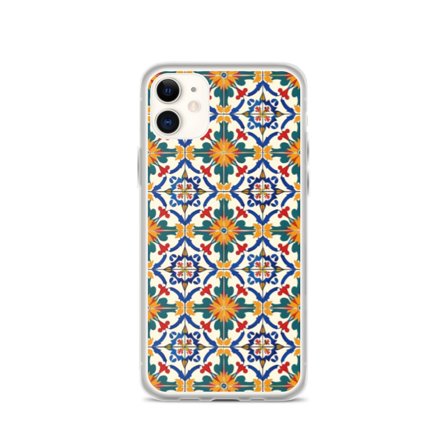 iPhone Case Colorful Yellow & Green Mediterranean Tiles