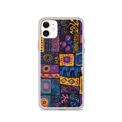iPhone Case Colorful Yemanja Pattern