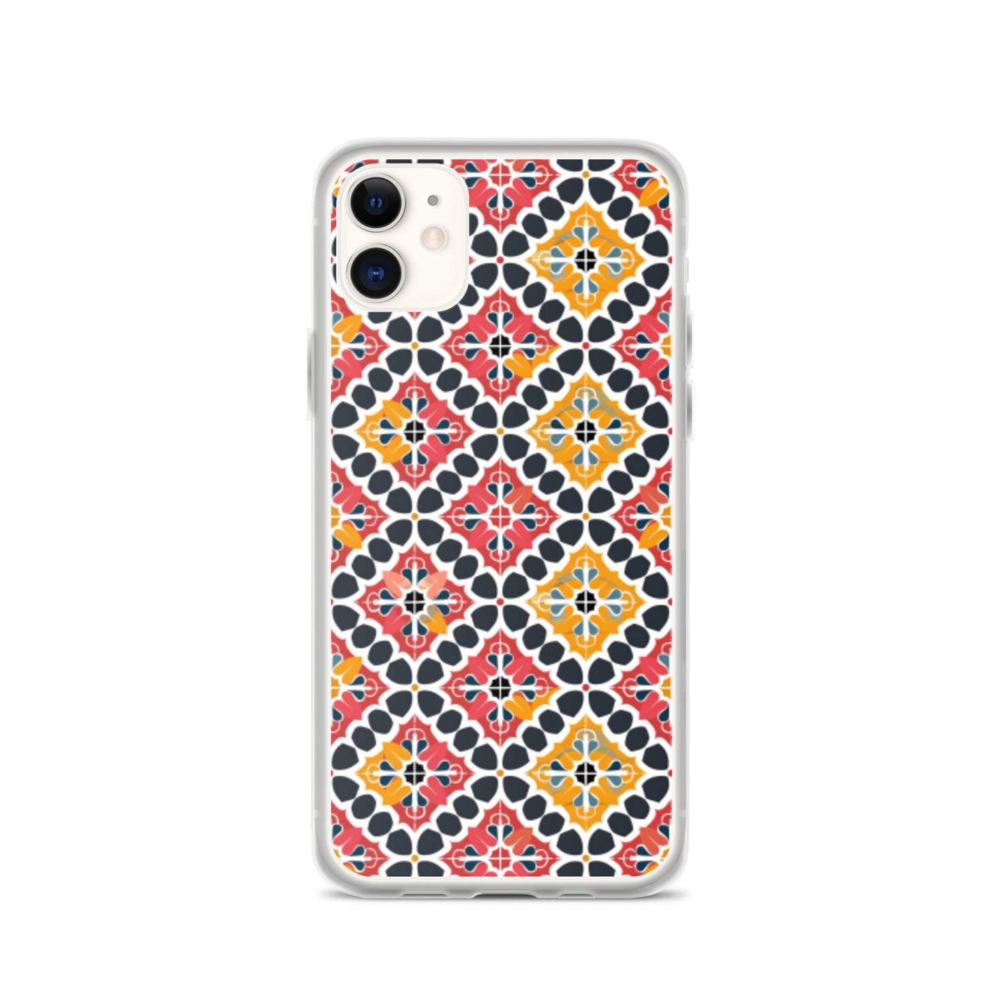 iPhone Case Colorful Spanish Quatrefoil Pattern