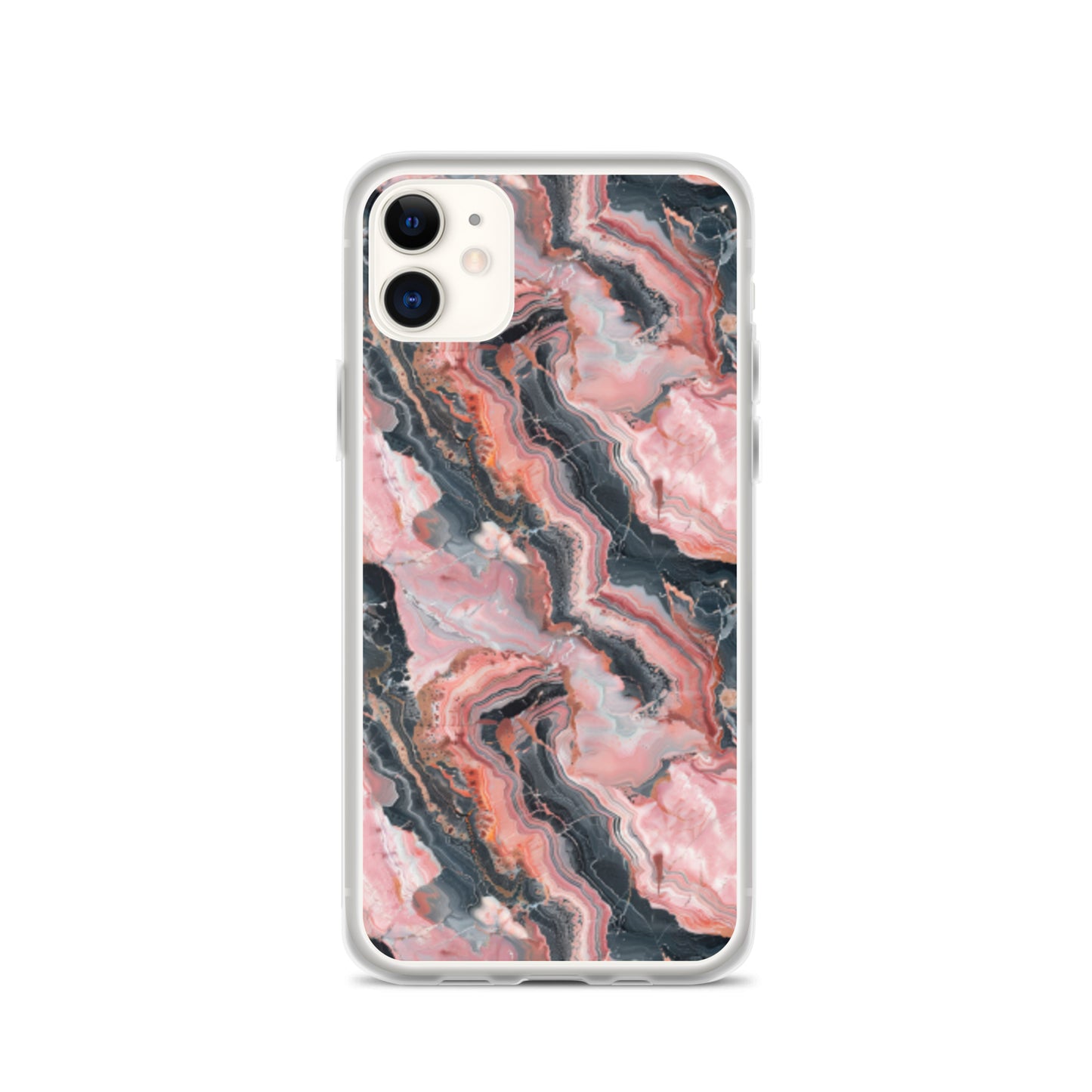 iPhone Case Pink Picasso Marble Pattern