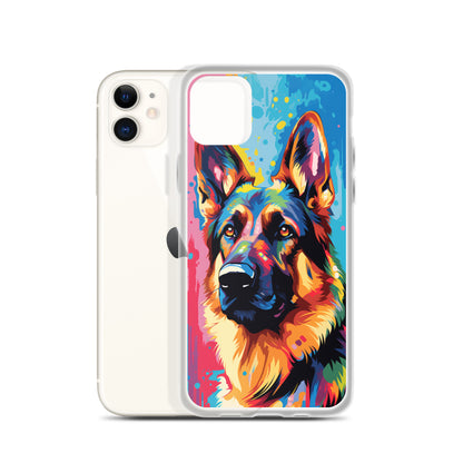 iPhone Case Painted German Shepherd