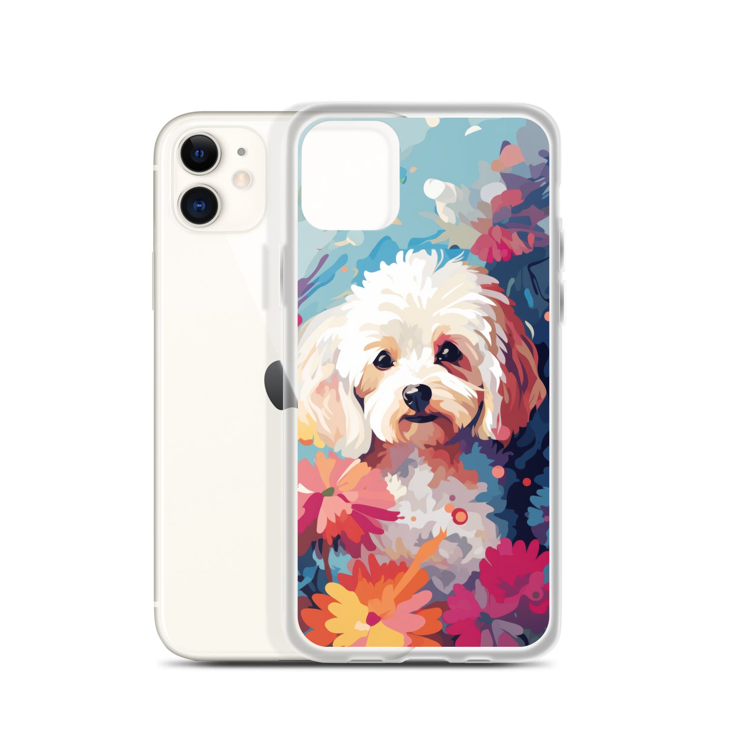 iPhone Case Painted Bichon Frise