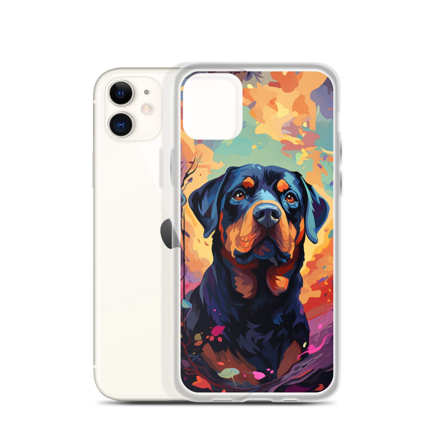 iPhone Case Painted Rottweiler