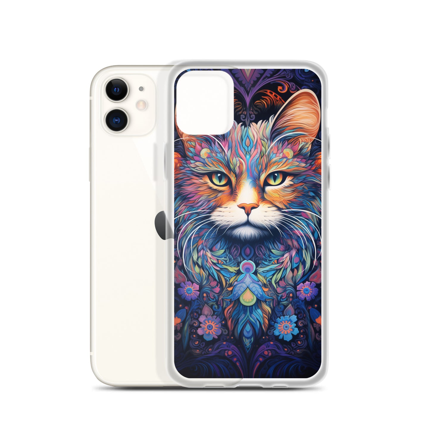 Psychedelic Cat #2 iPhone Case