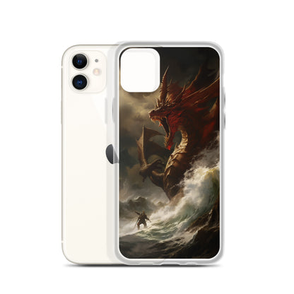 Dragon Battle iPhone Case